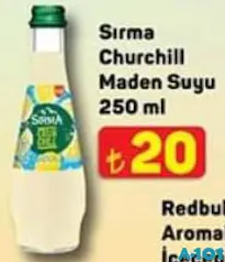 SIRMA CHURCHİLL MADEN SUYU 250 ML fiyat ve kampanya bilgisi